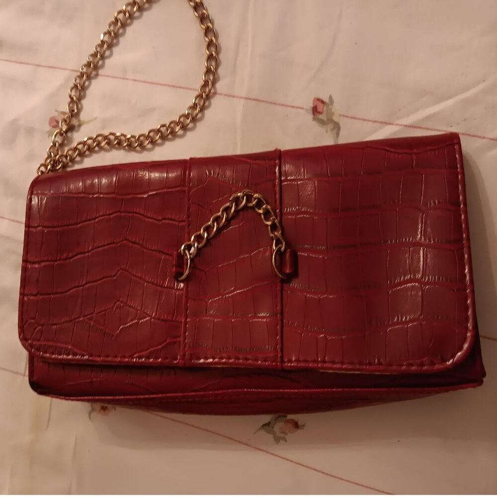 Small Red Wristlet Purse